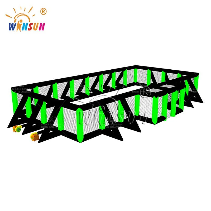 Commercial Inflatable Paintball Bunkers Field